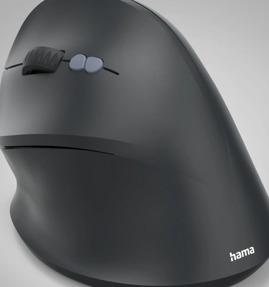 Hama EWM-600 vertikali pelė kairiarankiams belaidė juoda