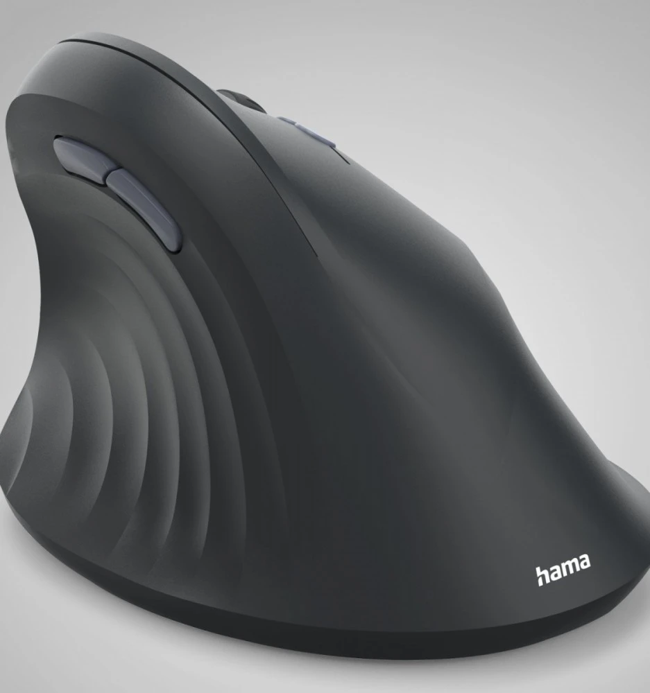 Vertikali pelė Hama EWM-600 belaidė juoda