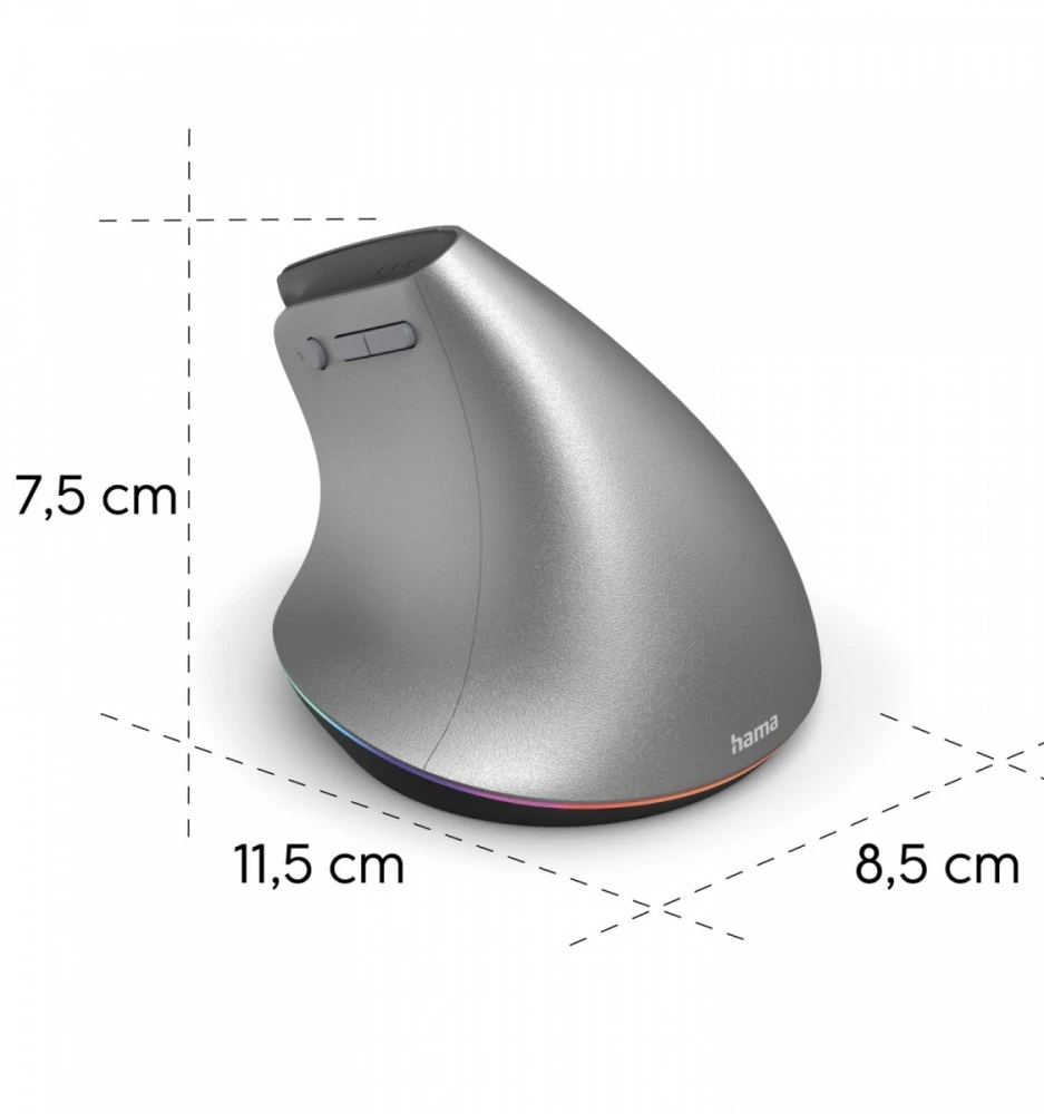 Hama EMW-700 belaidė vertikali pelė su rutuliuku 001730950000