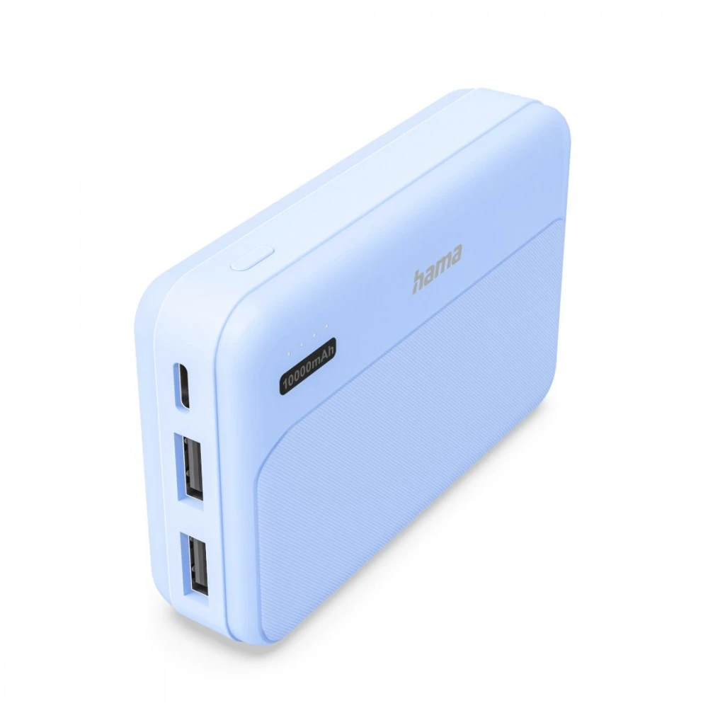 Hama Power Pack Pocket 10 10000 mAh 2x USB-A mėlyna