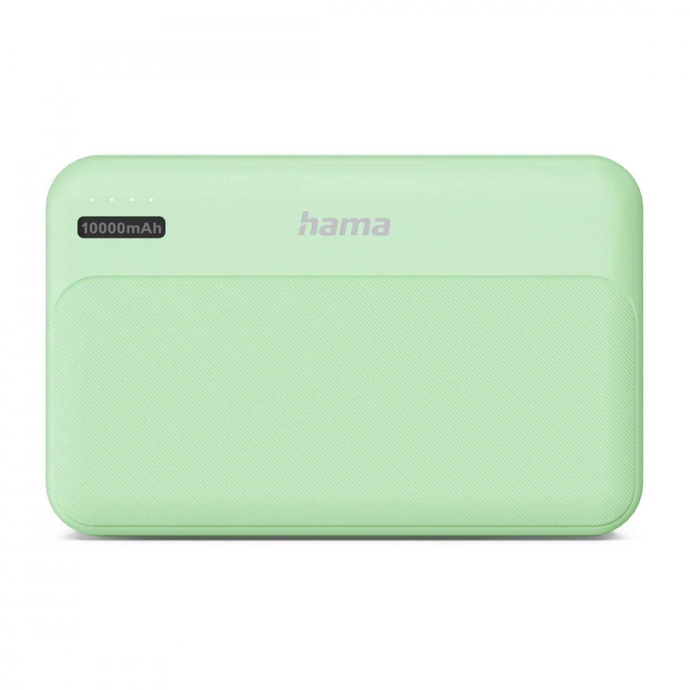 Hama Power Pack Pocket 10 10000 mAh 2X USB-A žalia
