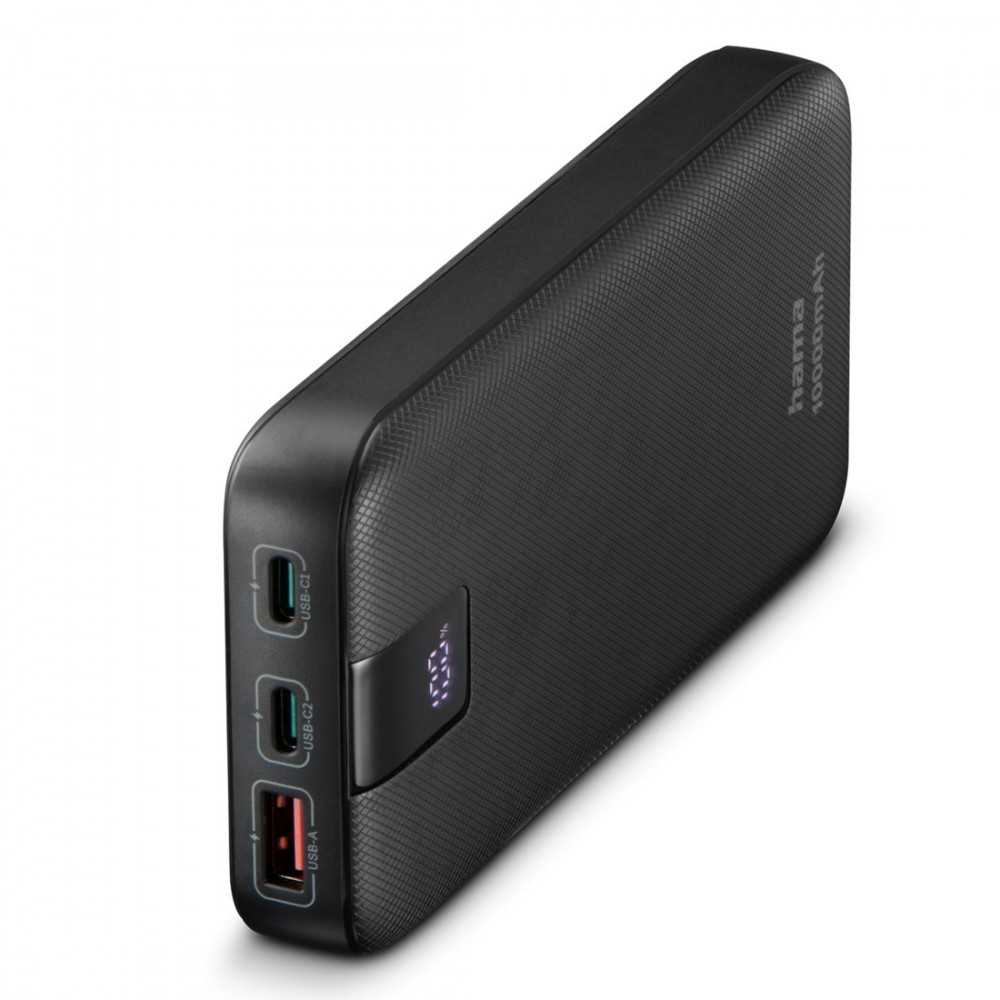 Carruzzo Hama Power Pack PD 10 10000 mAh antracitas
