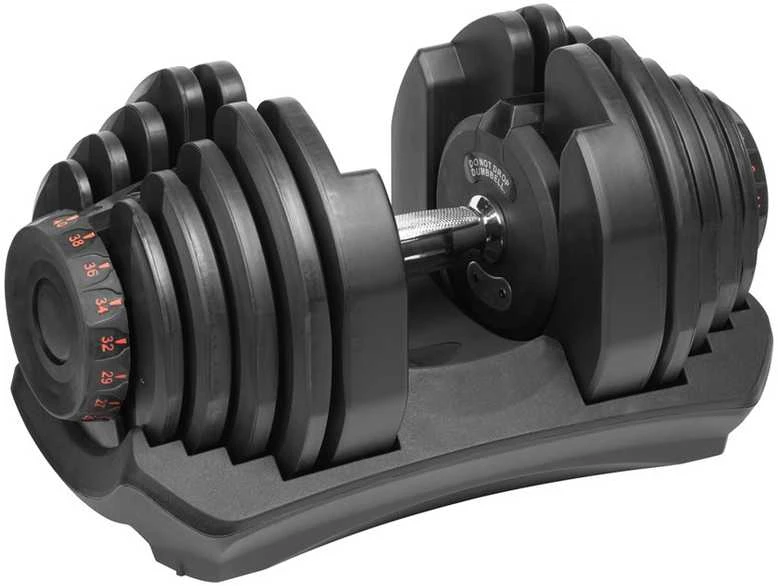 Reguliuojamo svorio ketaus hantelis Rebel Active RBA-2304, 40 kg