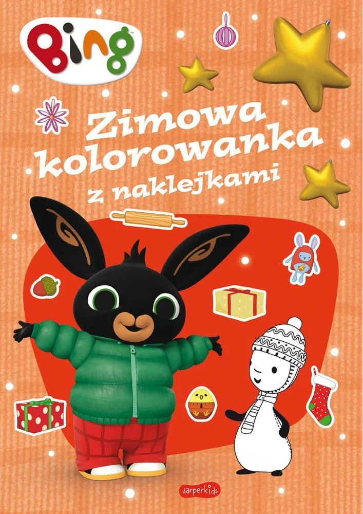 HARPERCOLLINS *****Žiemos spalvinimo knygelė su Bing lipdukais 80242