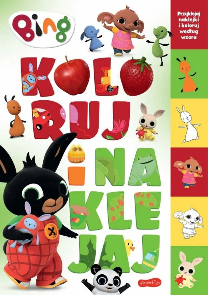 HARPERCOLLINS Koloruj i naklejaj Bing 59880