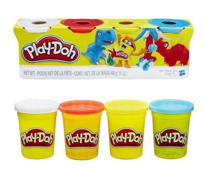 PLAY-DOH Plastilino rinkinys, 4 vnt.