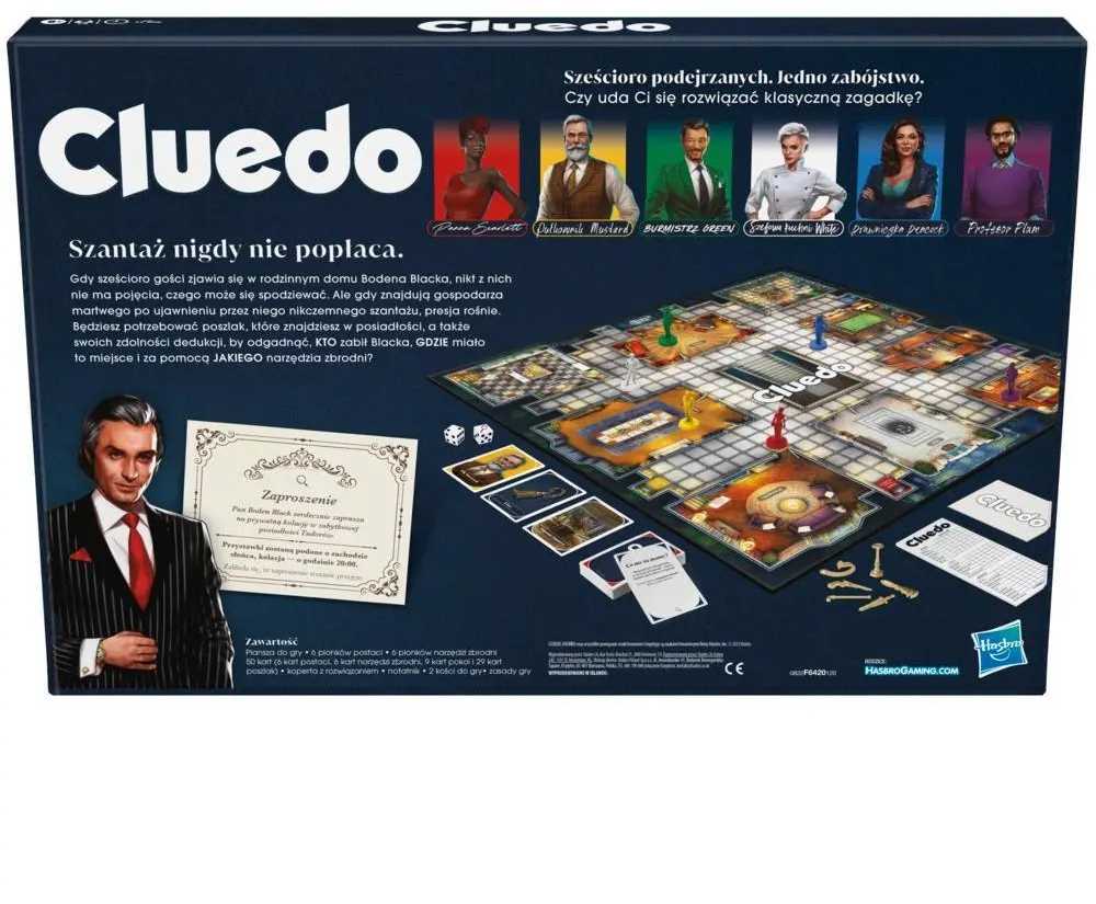 Hasbro Stalo žaidimas Cluedo