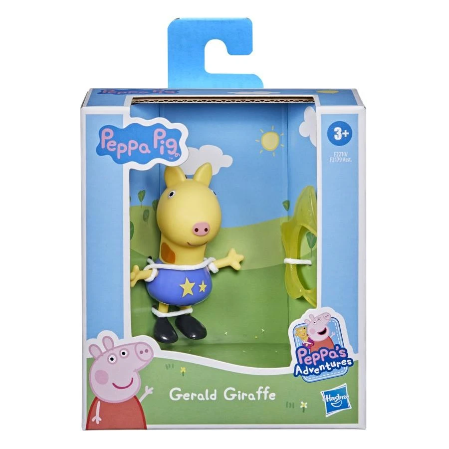 Hasbro Peppa kiaulės figūrėlė, žaidžianti su draugais – Džeraldas žirafa (F2210)