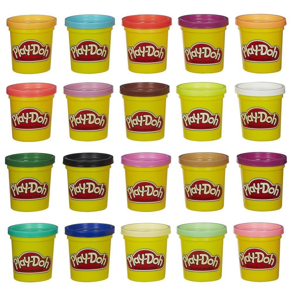 Plastelininio modeliavimo priemonių rinkinys vaikams Play-Doh, 20 spalvų