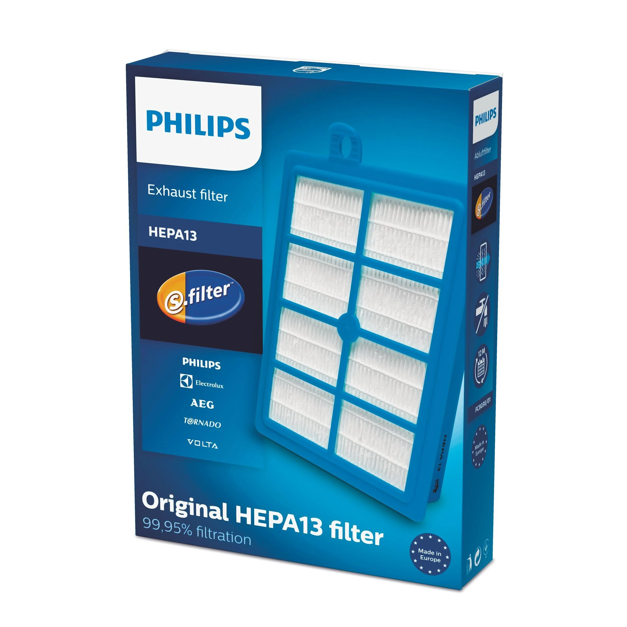 PHILIPS FC8038/01 „Hepa“ D. s. filtrai