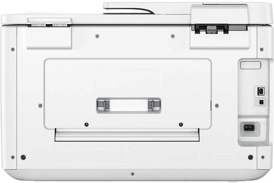 Hewlett Packard (HP) HP OfficeJet Pro 9730e HP+ plataus formato AiO All-in-One Spausdintuvas - A3/A4 spalvotas rašalas, spausdinimas/kopijavimas/nuskaitymas, automatinis dokumentų tiektuvas, automatinis dvipusis, du dėklai, LAN, Wifi, 22 psl. per mėnesį, 250-1500 puslapių (pakeičia OfficeJet Pro 7740)