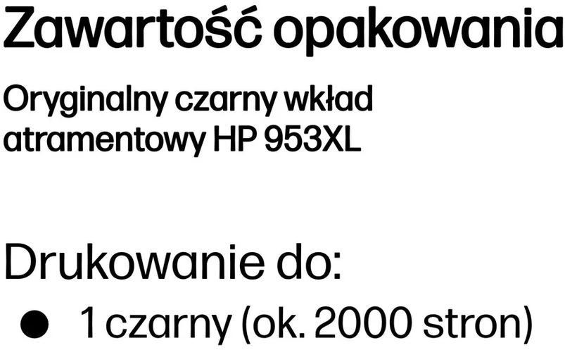 Hewlett Packard (HP) HP 953XL rašalo kasetė, juoda