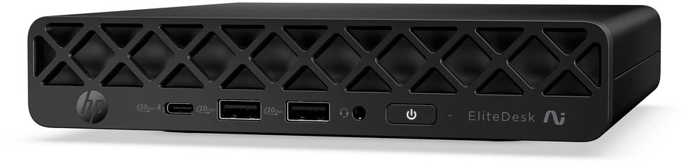 Hewlett Packard (HP) HP EliteDesk 8 Mini G2i Desktop Next Gen AI PC Copilot+ PC Intel Core Ultra 7 356H 16 GB DDR5-SDRAM 512 GB SSD Windows 11 Pro Mini PC