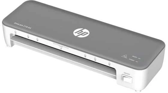 Hewlett Packard (HP) HP laminatorius Onelam 270, A4, karšto veikimo + 5 vokai: A4/80 mik., pilkas