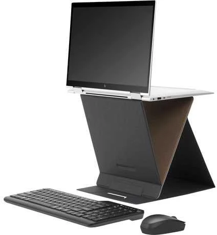 HP Convertible Nešiojamas kompiuteris Stand, 3-mode, height adjustable/tilt/lift - Dark Pilkas