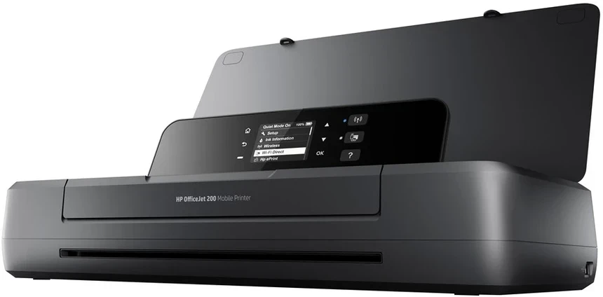 Hewlett Packard (HP) HP Officejet 200 Mobile Spausdintuvas spalvotas rašalinis A4 1200x1200 dpi 20 psl./min. nespalvotas 19 psl./min. spalvotas 50 lapų USB Wi-Fi