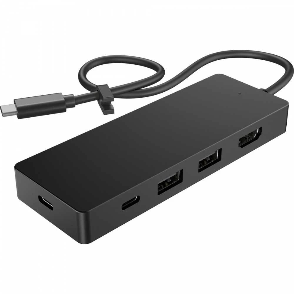 HP USB-C Travel Hub G3 90W – 2 x USB-C, 2 x USB 3.0, 1 x HDMI (iki 4K/60Hz), 1 metai