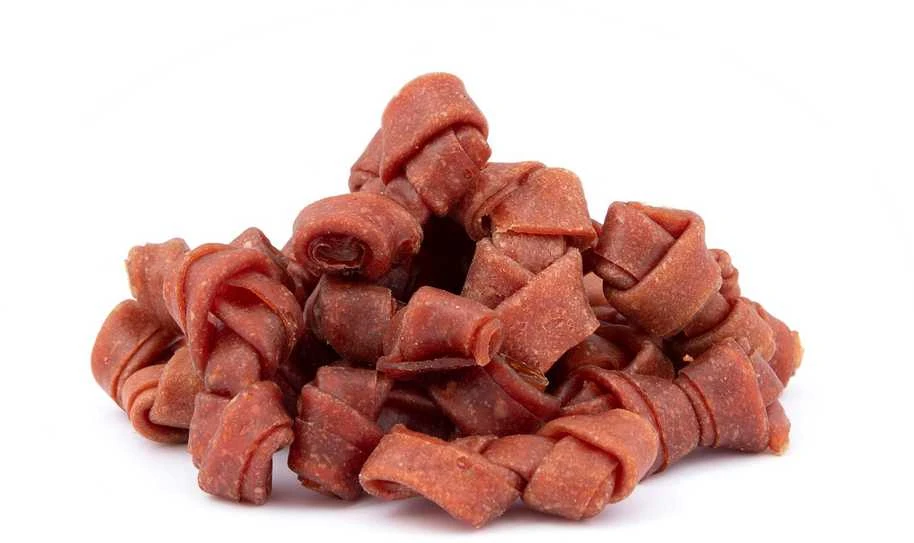 HILTON kaulas surištas su ėriena 6 cm - šunų kramtukas - 500g