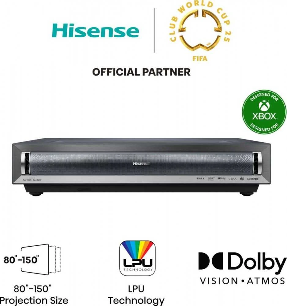 Projektorius lazerinis tv hisense px3 80-150" 4k