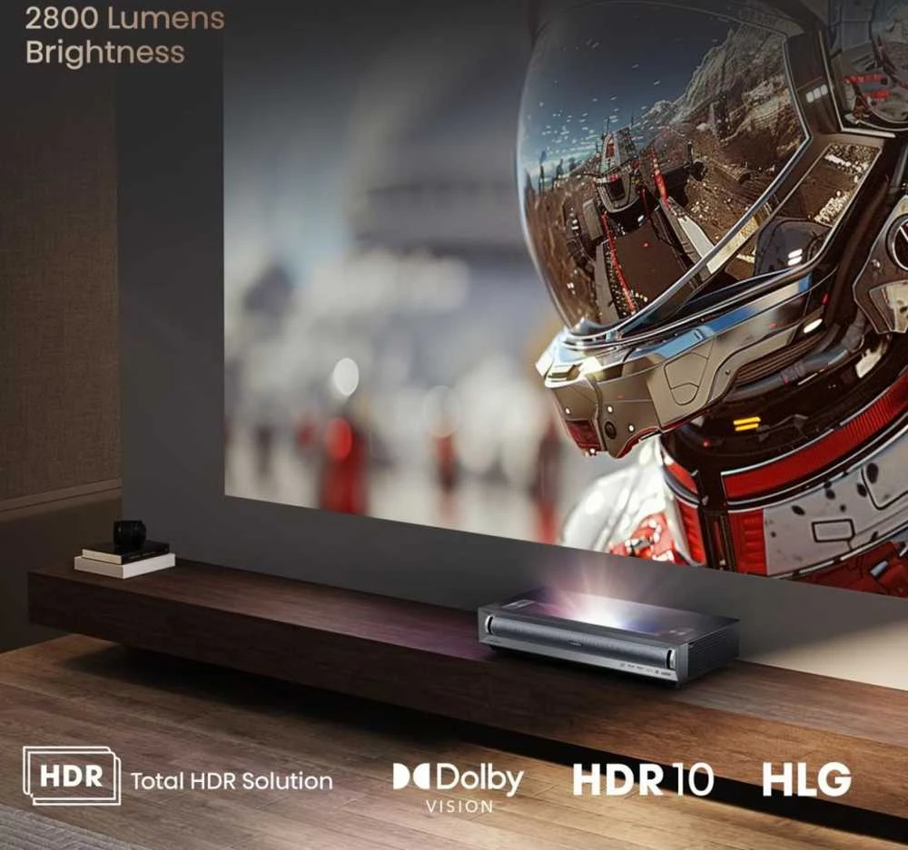 Projektorius lazerinis tv hisense px3 80-150" 4k