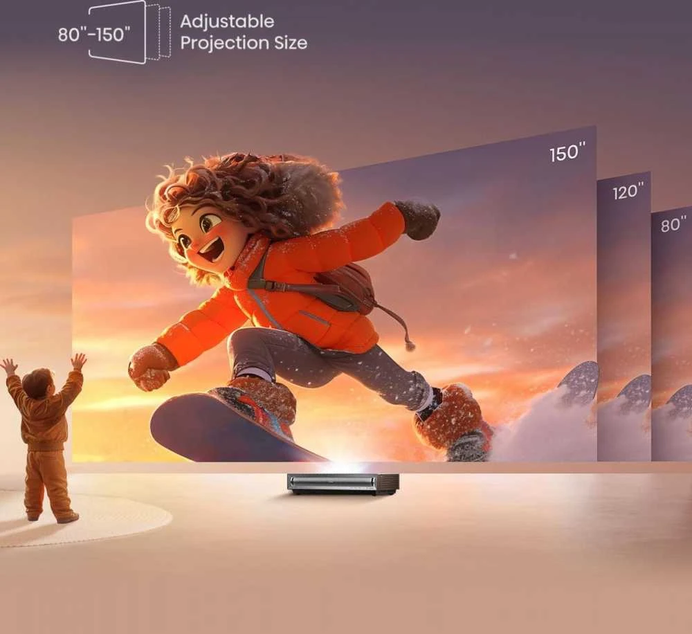Projektorius lazerinis tv hisense px3 80-150" 4k