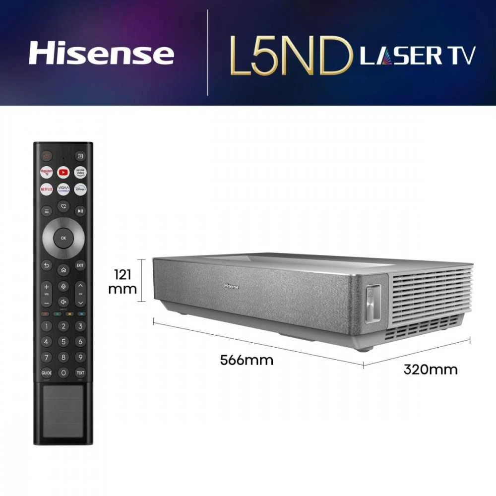 Televizorius 3T6M Hisense 120L5N 120" 4K Dolby Atmos Vision