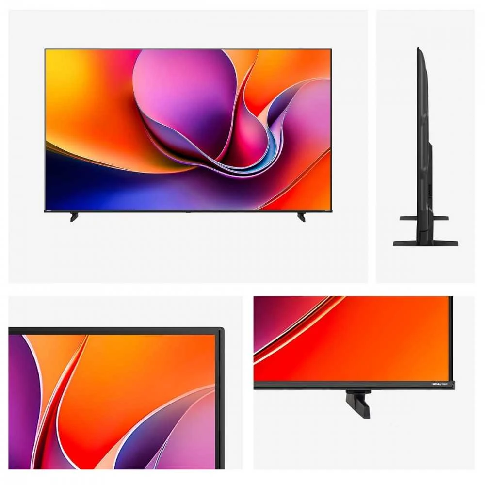 „Hisense 4K“ televizorius | 85A6Q | 85 | Išmanusis televizorius | VIDAA | UHD | Juodas