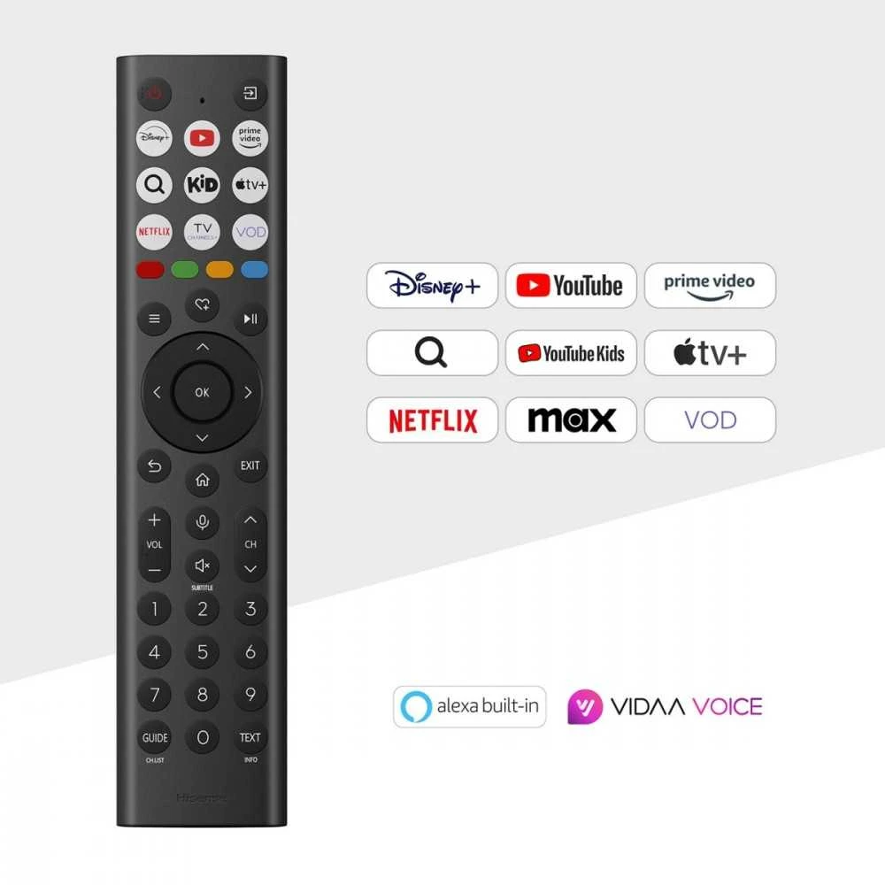 Televizorius Hisense QLED TV | 75E7Q | 75 | Smart TV | VIDAA | 4K UHD | Juodas