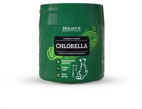 HOLISTA Chlorella – papildai šunims ir katėms – 100g