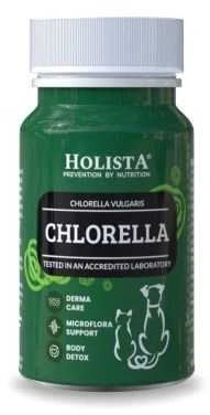 HOLISTA Chlorella – papildai šunims ir katėms – 90 pcs