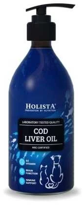 HOLISTA Cod liver oil – papildai šunims ir katėms – 500ml