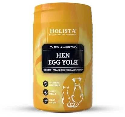 HOLISTA Hen egg yolk – papildai šunims ir katėms – 120g