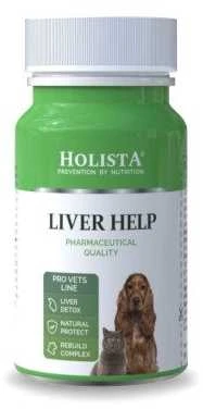 HOLISTA Liver help – papildai šunims ir katėms – 90 tablečių