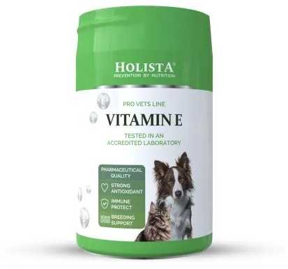 HOLISTA Vitamin E – papildai šunims ir katėms – 200g