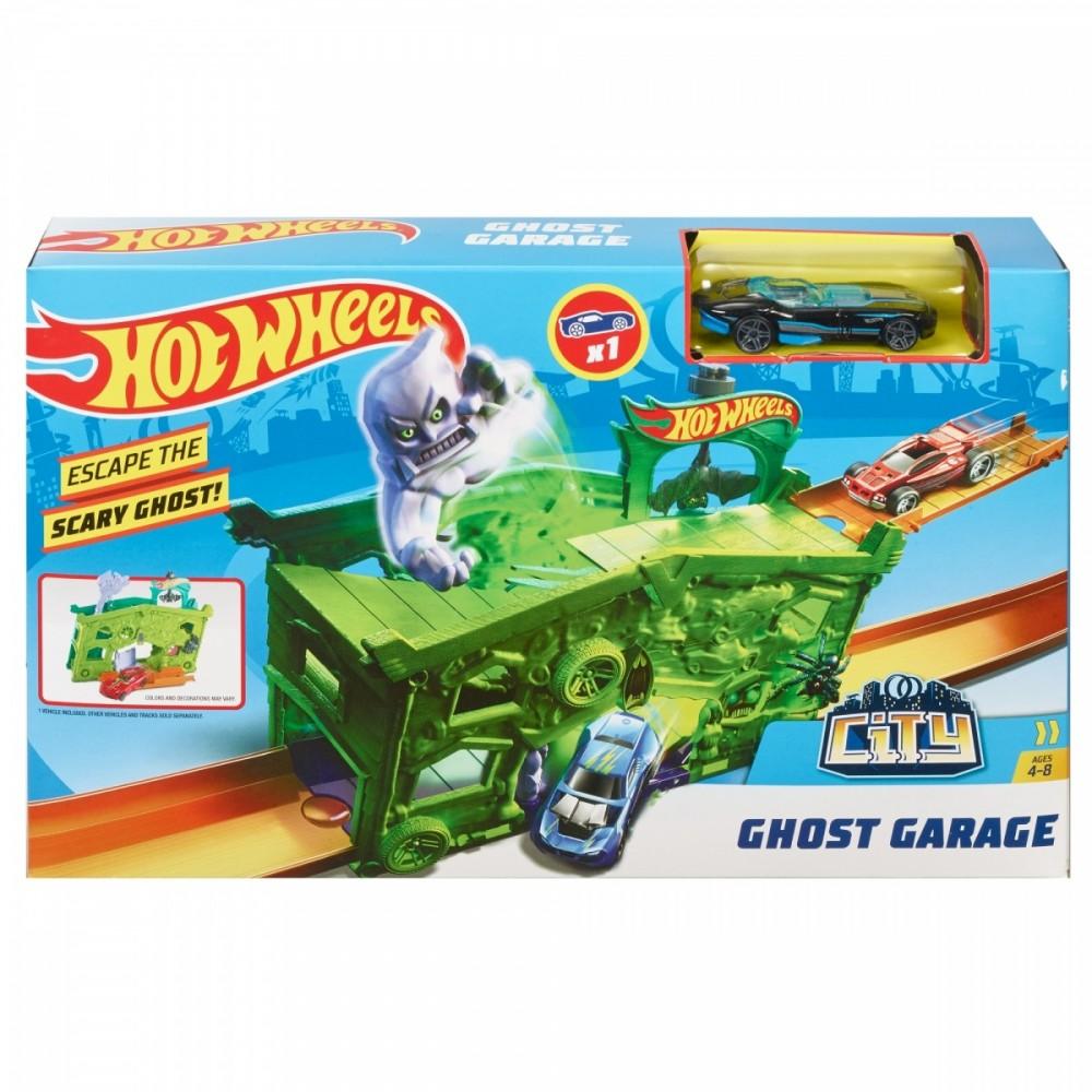 Mattel Žaislinis Hot Wheels garažas vaiduoklių tema FJN38
