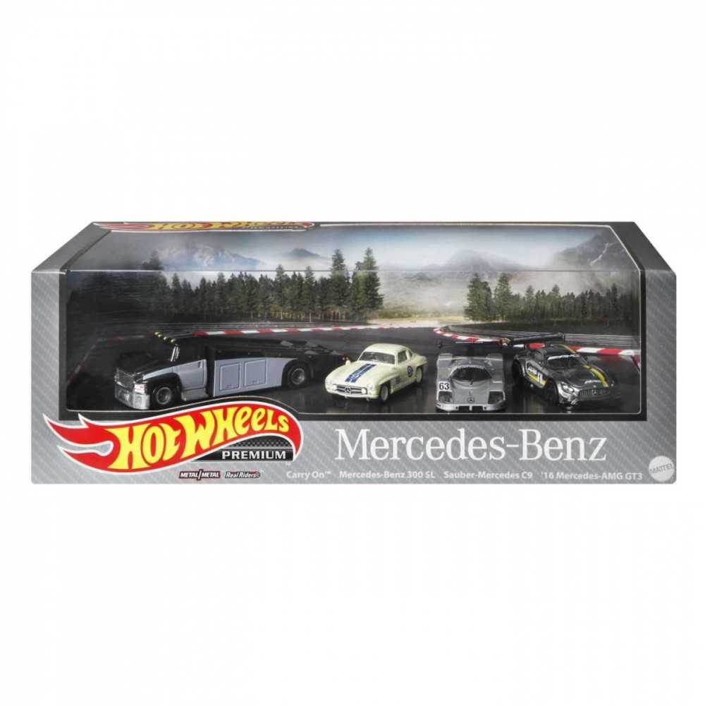 Mattel Žaislinis Hot Wheels Premium rinkinys Leno garažas HKC17