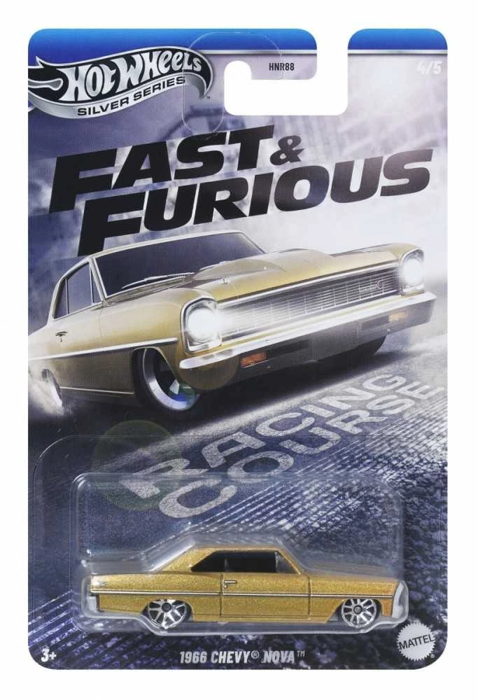 Mattel Žaisliniai Hot Wheels greiti ir įsiutę automobiliai 24 vnt