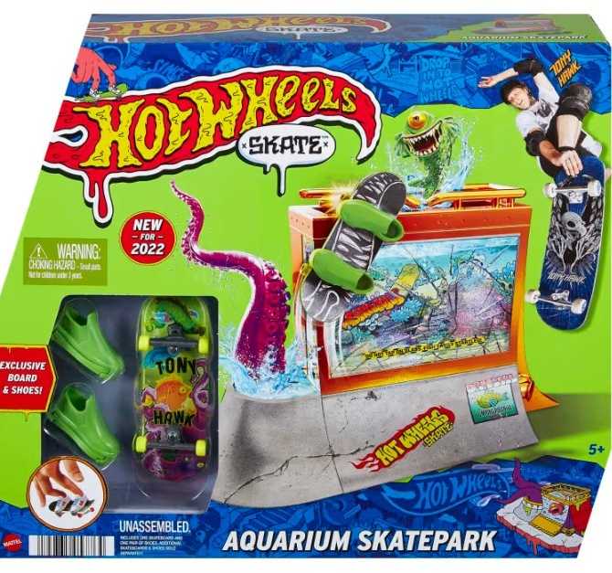 Mattel Hot Wheels Skate Skatepark + riedlentė HGT93