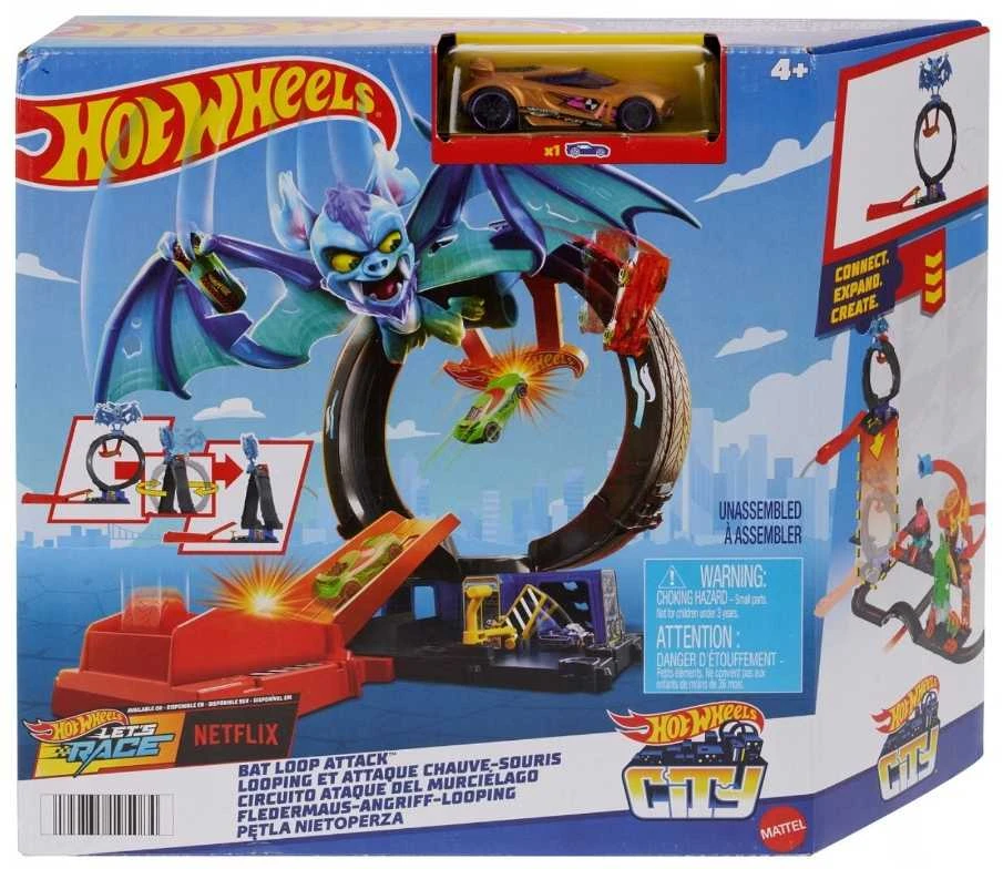 Mattel HOT WHEELS CITY rinkinys – Šikšnosparnio padanga (HTN78)