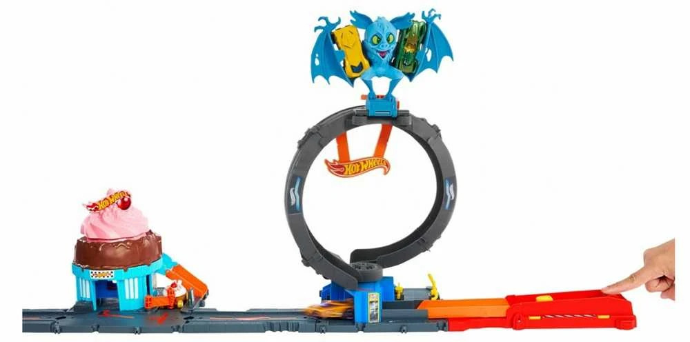 Mattel HOT WHEELS CITY rinkinys – Šikšnosparnio padanga (HTN78)