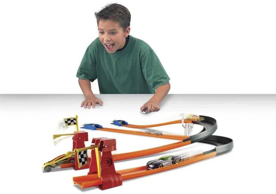 Mattel Hot Wheels Trasos statytojo lenktynių rinkinys
