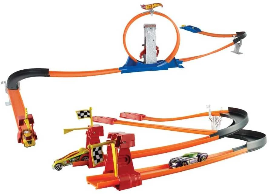 Mattel Hot Wheels Trasos statytojo lenktynių rinkinys