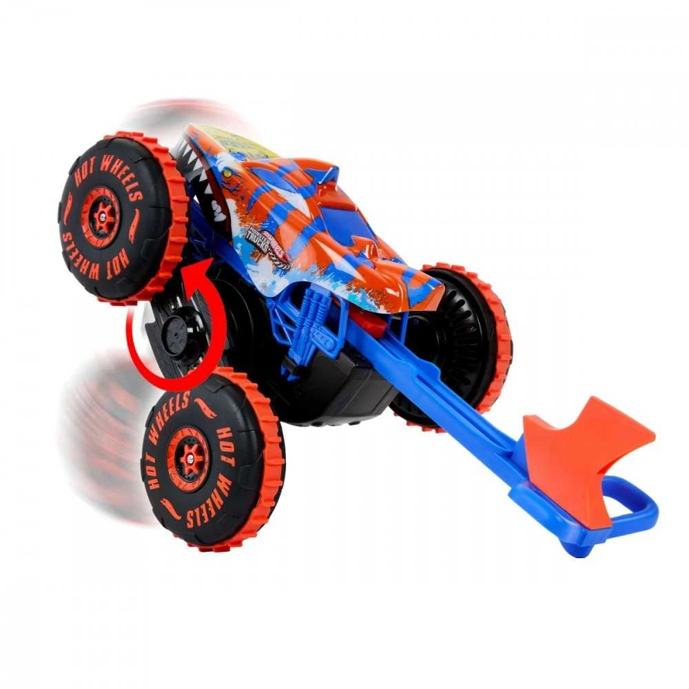 Mattel HOT WHEELS MONSTER TRUCKS RC automodelis – Tigrinis ryklys (JFR39)