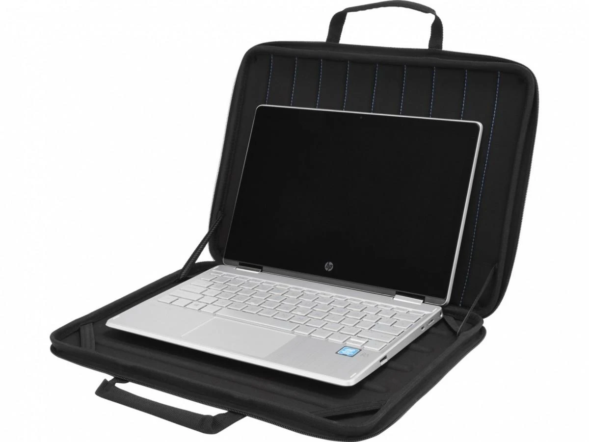 HP Mobility Rugged 11.6 visada įkraunamas, su prijungiamu nešiojamuoju kompiuteriu – juodas