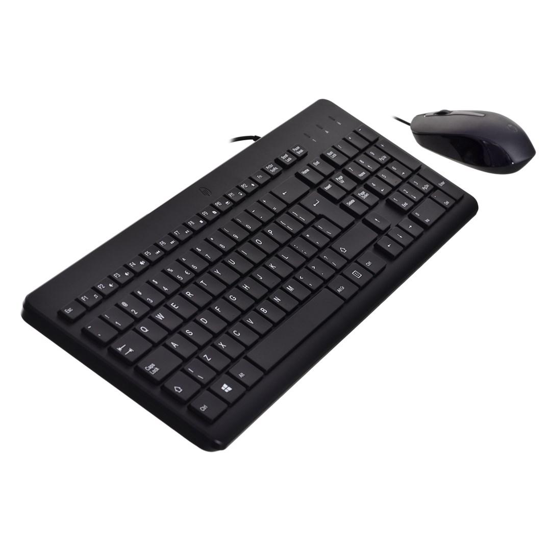 HP 150 USB su laidu Pelė Klaviatūra Combo - Juodas - US ENG