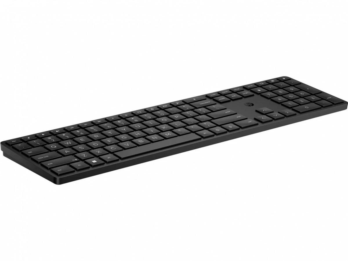Hewlett Packard (HP) HP 455 Programmable Belaidė klaviatūra, Sanitizable - Juodas - US ENG