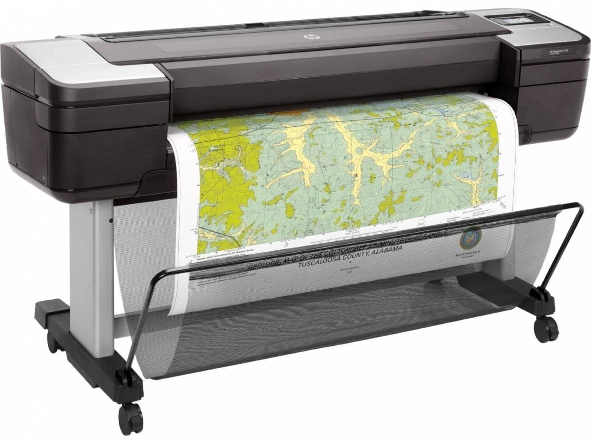 Spausdintuvas Hewlett Packard (HP) „HP DesignJet T1700“ 44 colių braižytuvas (W6B55A)