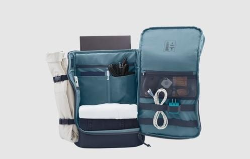 Hewlett Packard (HP) HP Travel 15.6 kuprinė, 25 litrų talpa, RFID ir Bluetooth sekimo kišenė - Pilkas