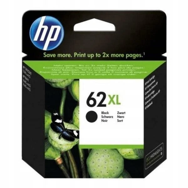 Hewlett Packard (HP) HP 62 XL juoda C2P05AE Instant ink