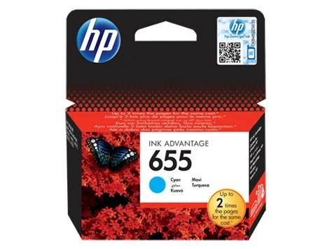 Hewlett Packard (HP) HP No.655 (CZ110AE), žydra kasetė
